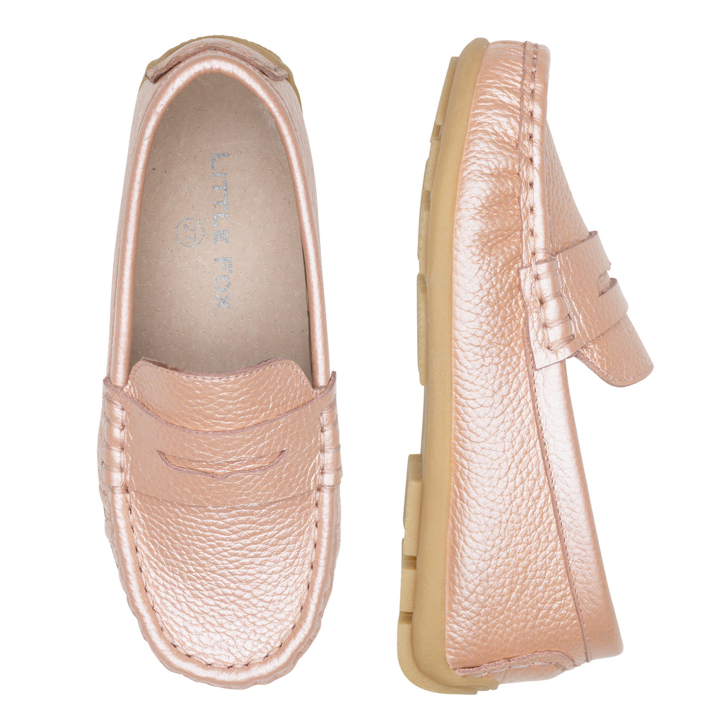 Waterloo Loafer Shoes - Rose Gold