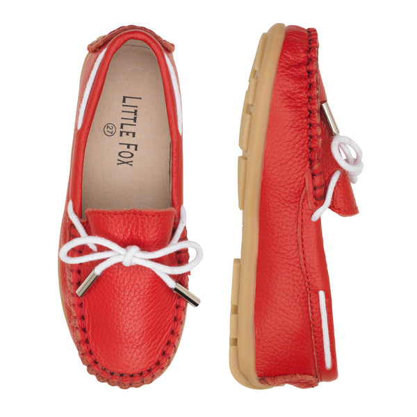 Windsor Loafer Shoes - Red